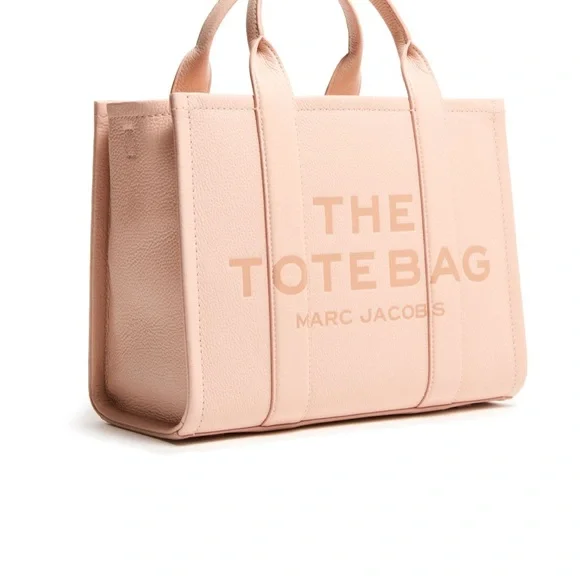 Marc Jacobs Rose Pink Medium Leather Tote Bag NEW! - Picture 14 of 14